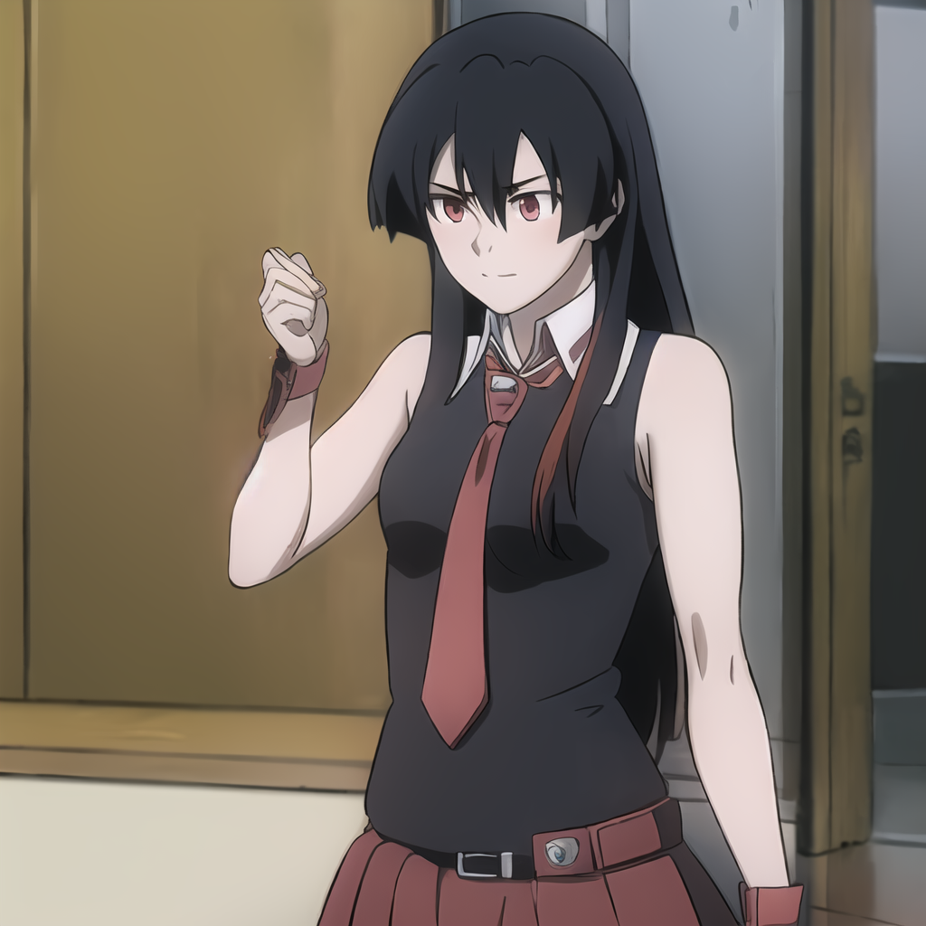 00225-2568543429-_lora_Temon style_0.8_ temon style, 1girl, _lora_agk_charpack_1_ akame _(akame ga kill!_), black collared shirt, red necktie, sl.png